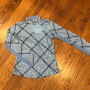 NWT SanSoleil UPF 50 cooling half zip top